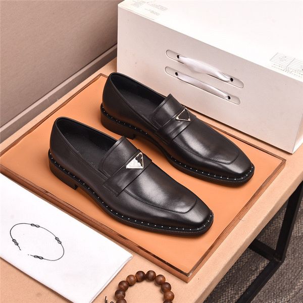 

2020 new pointed toe canvas dress shoes men black slip on men oxfords formal man shoes big size 38-45 wedding shoes men