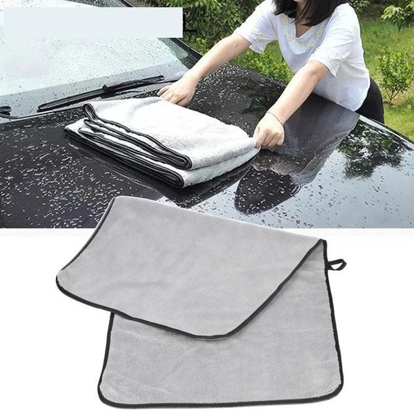 

microfiber towel car wash cloth cleaning door window care thick strong water absorption for car home mobile accessories h jllkjy