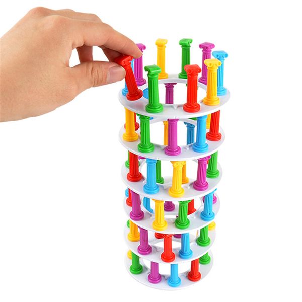

dhl fun tower collapse board game kid indoor party toy wobbly tower collapse crazy column game kid gift