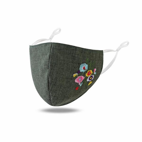 

washable y breathable womens fashion clip ear adjustable mask flower wmtchs xhhair