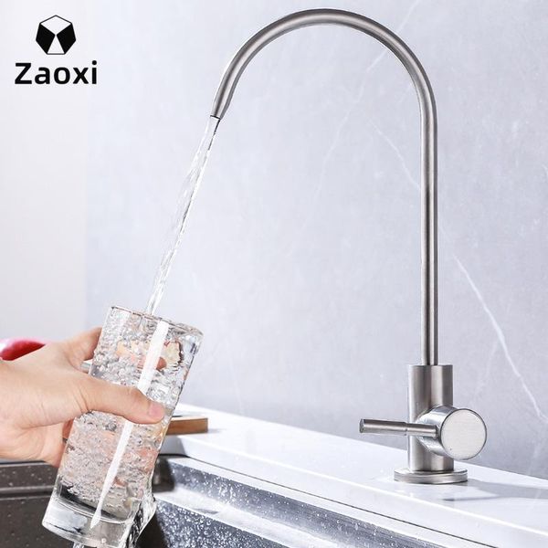 

bathroom sink faucets zaoxi durable stainless steel modern kitchen faucet single handle mixer tap cold water z309