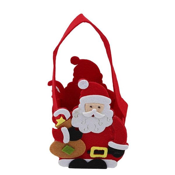 

gift wrap christmas bag tote non-woven eve children candy apple tree decoration