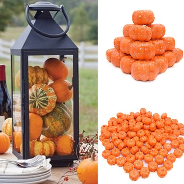 

fake 25pcs mini artificial pumpkin simulation vegetabl happy decoration for home halloween props diy crafts
