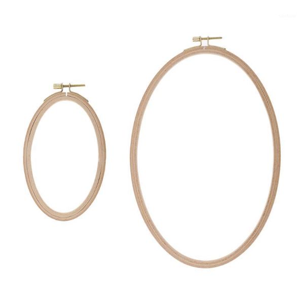 

sewing notions & tools embroidery hoops beech wooden cross stitch hoop oval wood for frame craft1, Black