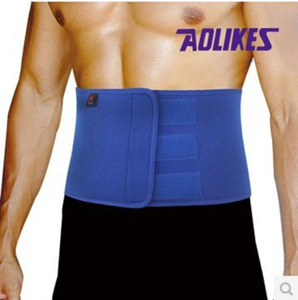 

мужчины талии поддержка пояс поясничная brace дышащий защита назад поглощенный пот фитнес спорт защитное снаряжение, Blue;black