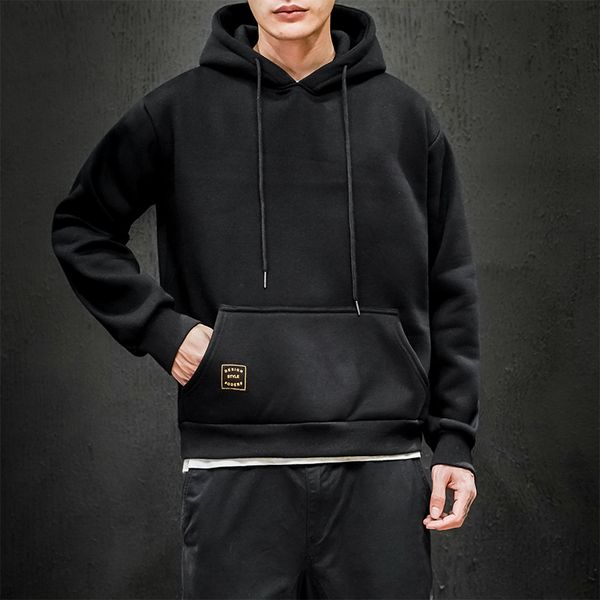 

2021 new white male spring hoodies sweatshirts streetwear man hoodie shnr, Black