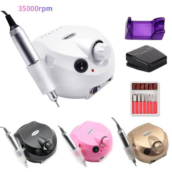 

nail drill & accessories 35000rpm electric machine file with manicure pedicure mill cutter for professional tools