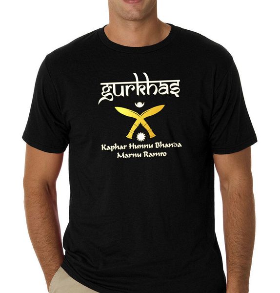 

gurkha nepal india special force men's t-shirt cotton printed /gold hip hop tshirt boyfriend gift sport hooded sweatshirt hoodie