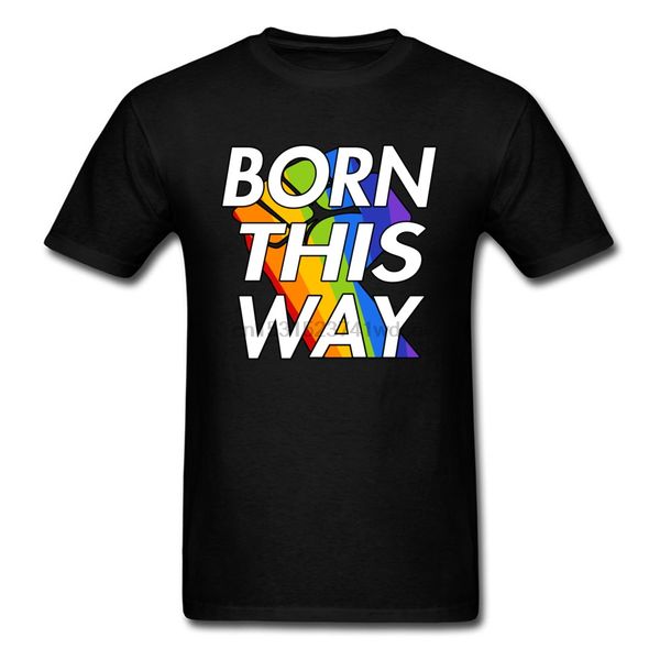 

born this way gay pride cute short sleeve casual t shirts pure mens tees shirt summerautumn sport hooded sweatshirt hoodie