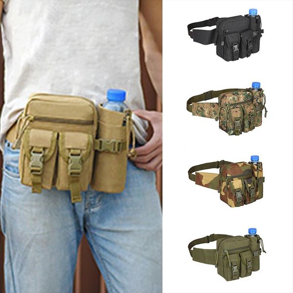 

600d nylon molle bag pochete travel water bottle waist bag fanny pack waist bags military waist bag