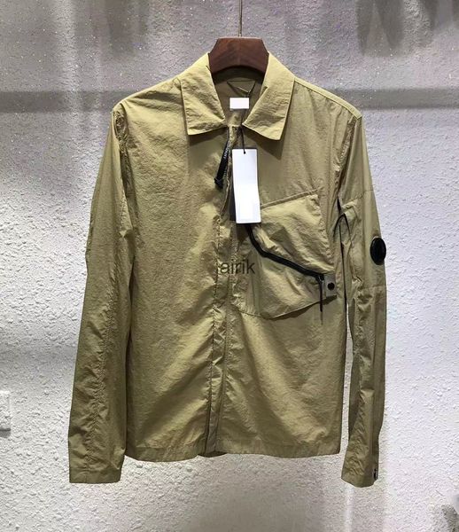 C P Topstoney Stone Konng Gonng Jaqueta fina de primavera e verão Marca de moda P Letterss Casaco ao ar livre à prova de sol Blusão Protetor solar Roupas Jaquetas com letras P