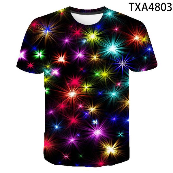 

colorful laser 3d boy girl printed cool 3d print shirts kawaii aesthetic funny men clothing