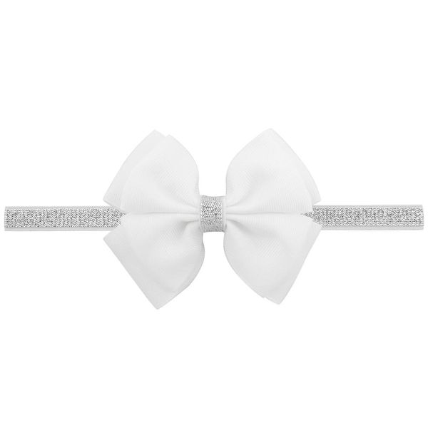 

1 piece sweet color kids bow headband silver ribbon bows with thin hairband pgraphy props girls bow tiara headwrap 724 q bbyaky