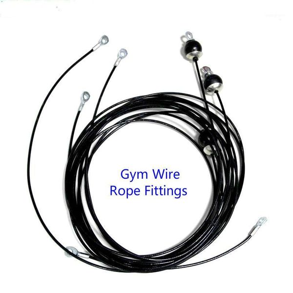 

accessories fitness equipment cable steel wire rope assembly, 5mm/6mm and head set. fit gym cable1