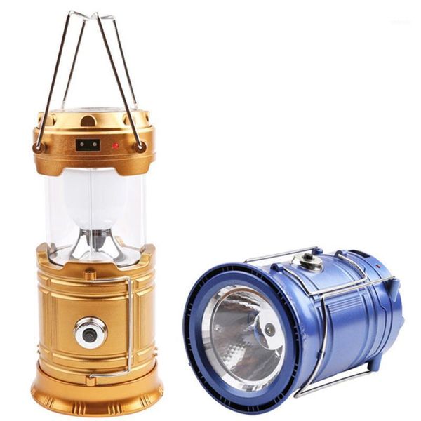 

camping lamp usb rechargeable camping light outdoor tent light lantern solar power collapsible lamp emergency torch1
