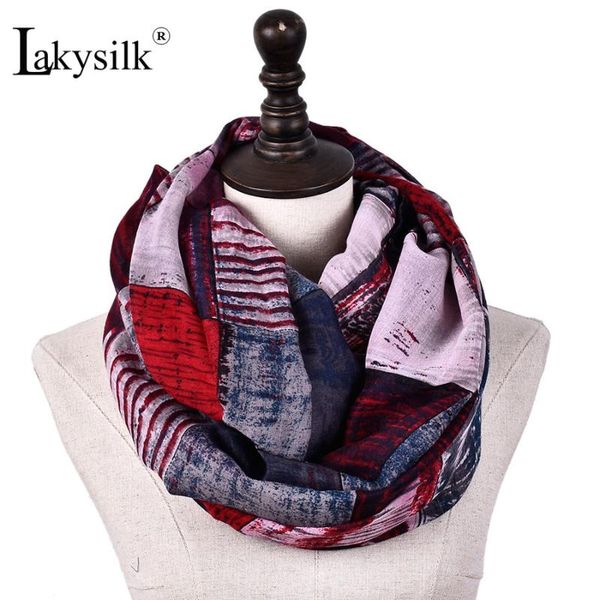 

shawls [lakysilk ]plaid infinity snood women long scarves ring for spring warm fashion neck ladies accessories, Blue;gray