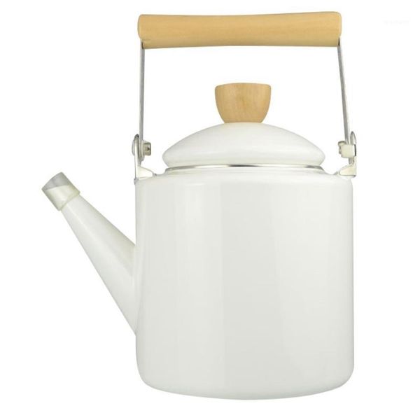 

1l enamel japanese coffee pot kettle teapot heating kitchen utensils1