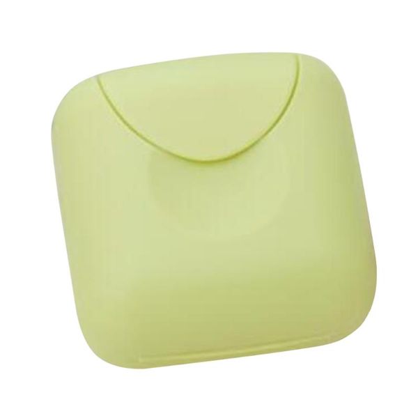 

bath accessory set 2pcs sealed soap box container holder case portable for travel trip outdoor green