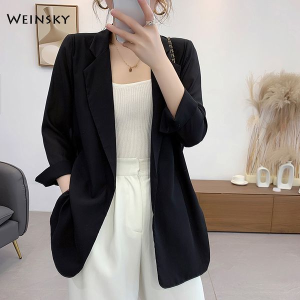 

2020 summer thin new fashion business suits women cool work office ladies casual blazer