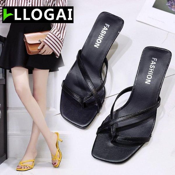 

women's shoes summer fashion high heels rubber solid outside femmes solid sandales ladies shoes large size42 zapatillas mujer, Black