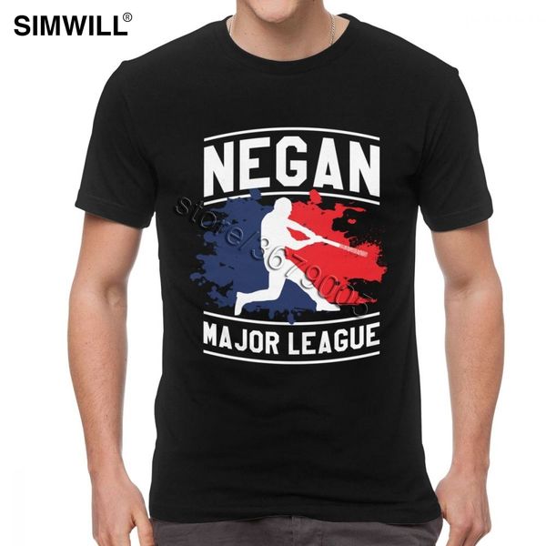 

urban fashion tees soft negan major league tshirt short sleeves round neck the walking dead leisure hooded sweatshirt hoodie men t shirt