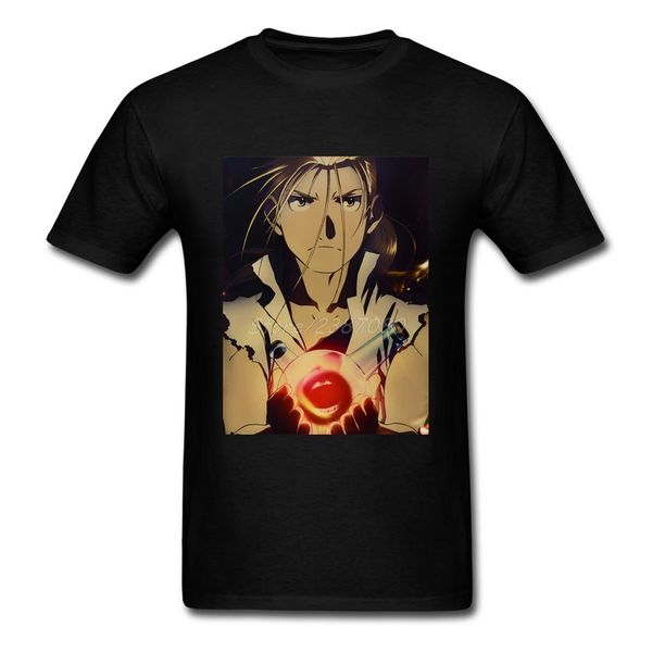 

fullmetal alchemist t shirt пользовательские короткий рукав мужская футболка hiphop kpop o-образным вырезом большой размер мужчины футболка