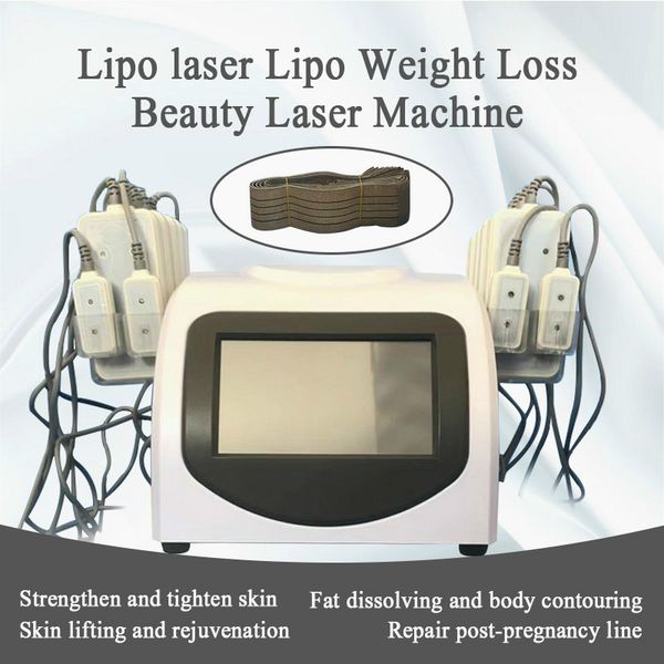 

design fat loss 5mw 635nm-650nm lipo laser 14 pads fat burning & cellulite removal beauty body shaping slimming