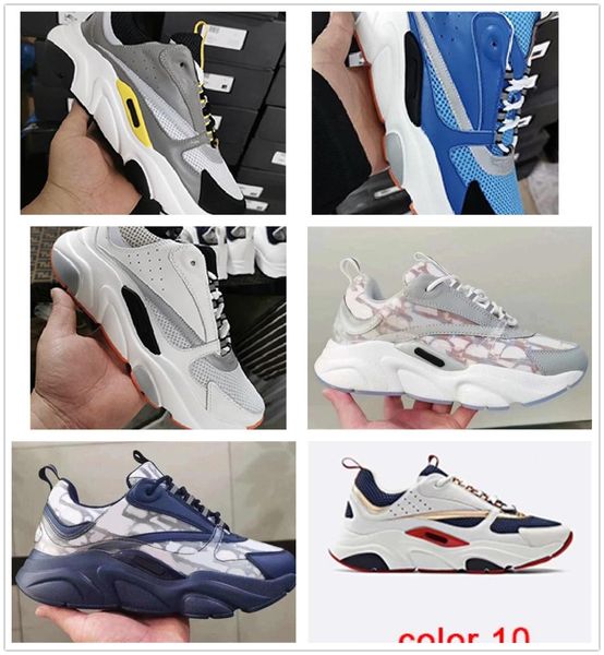

men b22 homme sneaker reflective sneakers women platform shoes canvas calfskin print trainers lace-up casual shoes with, Black