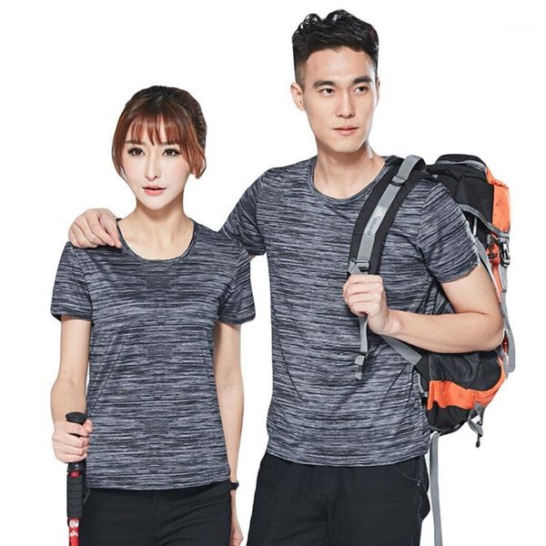 

running jerseys summer fitness sports stretch t-shifts quick-drying short-sleeved compression tight t-shirts1, Black;blue