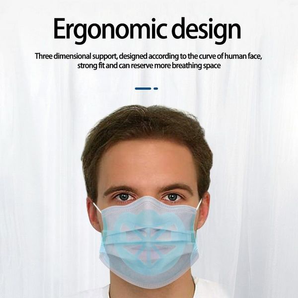 

1шт может зажать маска держатель белый одноразовая маска артефакта держатель не прилипает к ротовой полости и носа поддержка wmttyi otsweet