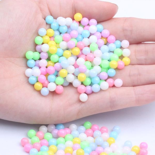

nail art decorations acrylic no hole round pearls 3mm 5000/50000pcs many colors choose craft beads diy jewelry accessories, Silver;gold