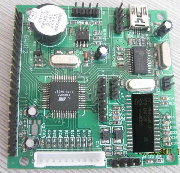 

for 13.56m read and write card, rfid module, rf module, usb interface, mfrc5001