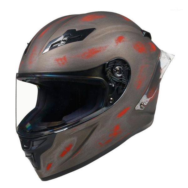

full face helmet motorcycle helmet rusty casco moto capacete de motocicleta cascos para moto casco motocross dot approved1