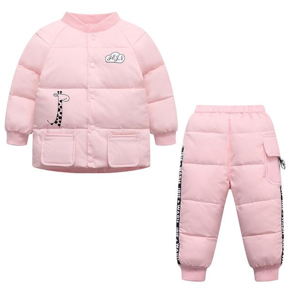 

children's jacket suit, boys girls, down liner, baby's extra warm two piece set, off season price in autumn and winter, Blue;gray