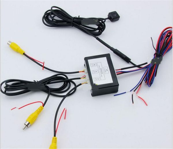 

car parking camera video channel converter auto switch front view side rearview rear view camera video control box 2