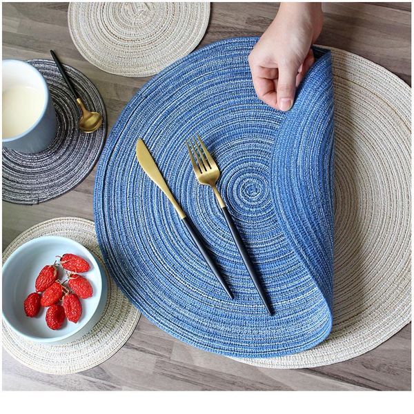 

table mats coasters pad round table mat stand for mugs anti slip drink insulated placemats kitchen furnitu bbysxl