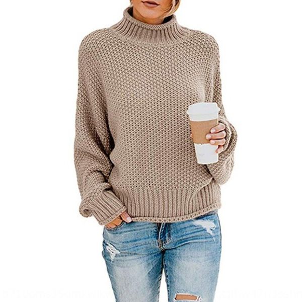 

women 2020 large autumn winter loose high neck women's hc195 women 2020 large autumn winter t-shirt loose high neck t-shirt sweaterswea, White;black