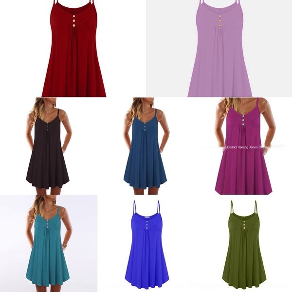 

mx70v women's 2019 summershoulder v-neck skirt women's dress summershoulder 2019 suspender skirtsling sling skirt v-neck suspender, Black;gray