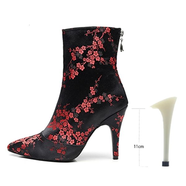 

2021 new women silk latin shoes black soft sole bachata salsa boots woman high heel ballroom dance sandals for girls 1 nyb9