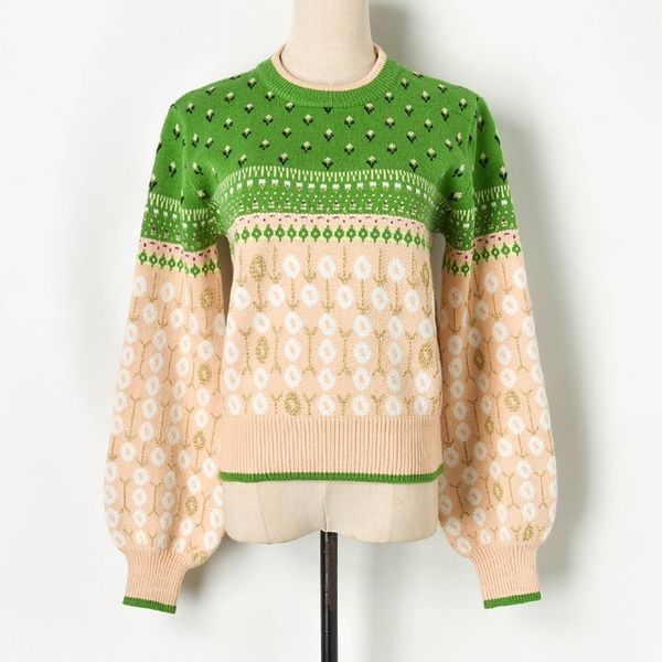 

golden flower lines malha pullovers shirts 2021 autumn female lantern party jumper 3igy, White;black