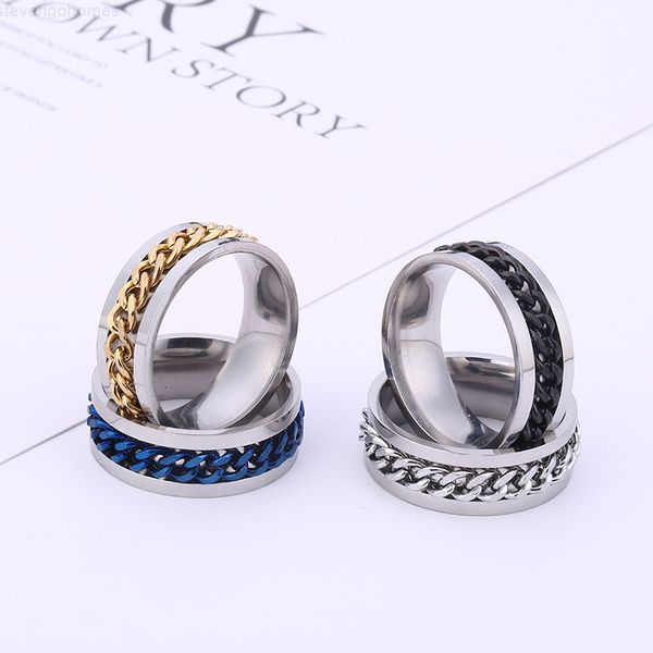 

superfine version personality female titanium two rose in one combination ring and cold fingerl, Slivery;golden