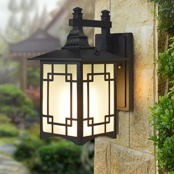 

wall lamp modern led outdoor porch sconce black decoration light garage house courtyard outside lighting fixtures yhj0117051