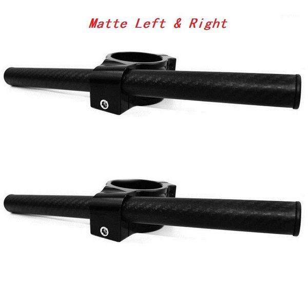 

carbon fiber matte 22mm handlebar handle bar clip on replacement motorcycle racing bike1