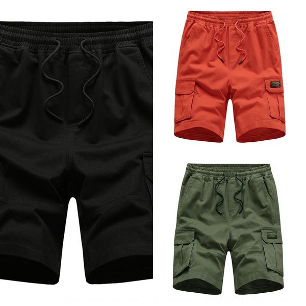 

new summer 2019 oversized work pantsshorts casual pants shorts men's sport capris casual pants 156 0vttm, Blue