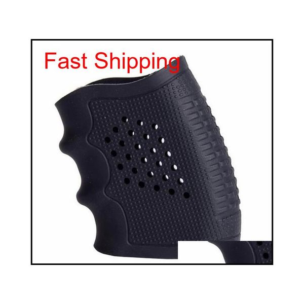 

tactical rubber grip glove cover sleeve anti slip for most of handguns pistol airsoft hunting accessories ctrlf