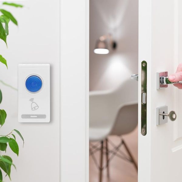 

classic smart wireless doorbell remote control door ring for home l office security house security accessaries supplies