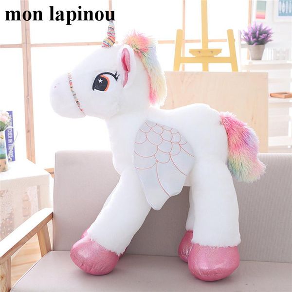 

60cm 90cm plush unicorn toy stuffed animal soft doll cute unicorn horse plush doll unicorn pillow children toys gift for her wmtohp