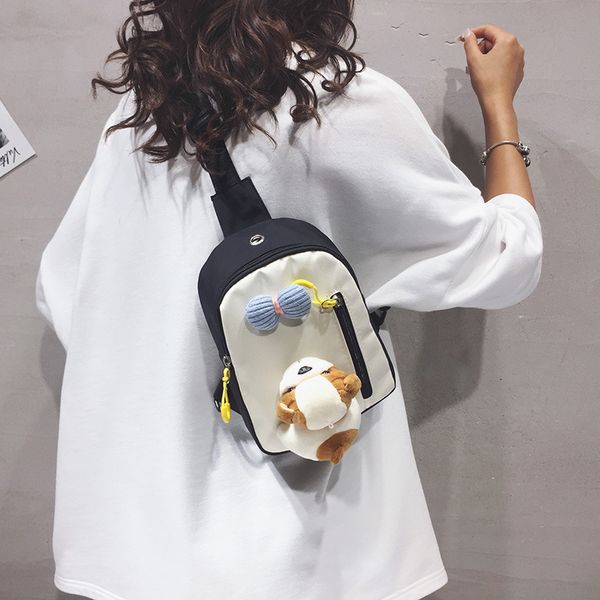 

youda cute nylon messenger bag female cartoon small dog student girls wild chest package women crossboby bags small backpack c1223