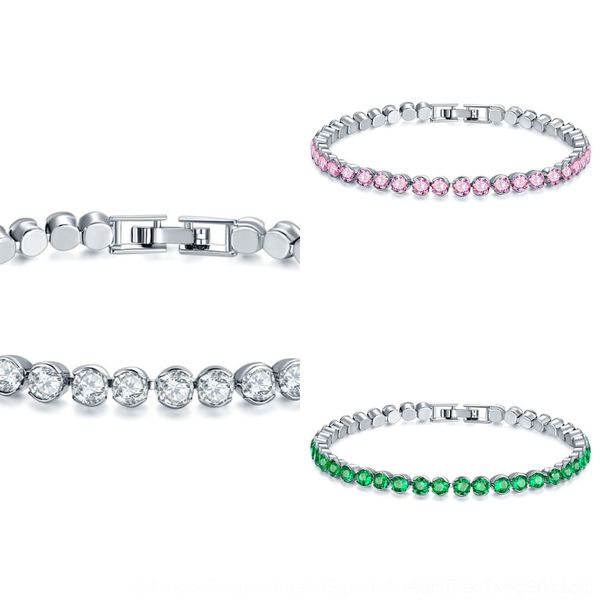 

ni5ga zircon accessories multi color round diamond female diamond bracelet allergy bracelet anti fashion z7ywv, Golden;silver