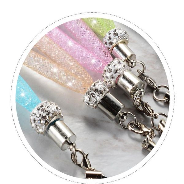 

shellnail mobile phone lanyards gauze pottery clay drill phone straps long halter universal camera keys hang rope fo jllqso